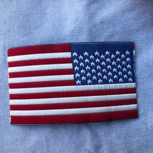 アイロンワッペン　ワッペン　星条旗　アメリカ国旗　アメリカ　アメカジワッペン　刺繍ワッペン　アメカジ
