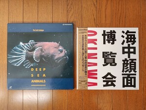 < including in a package OK LD>#DEEP SEA ANIMALS sea middle face surface . viewing .OKINAWA Nakamura . Hara 2 pieces set laser disk #1353-1354