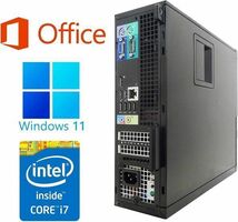 【サポート付き】DELL 7020 Windows11 Core i7 大容量メモリー:16GB 大容量SSD:256GB Office 2019 & ゲーミングマウス ロジクールG300s_画像2