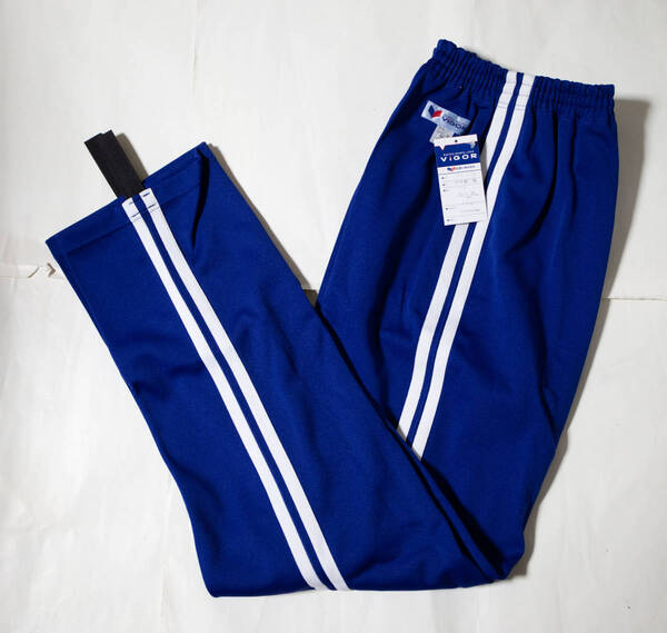 体操服★ビガー VIGOR 学校ジャージタイツ 花紺×白2本線 LL 未使用品即決!