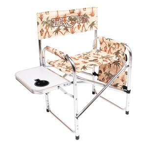 POLeR OUTDOOR STUFF■送料込■テーブル付 折り畳みチェア 椅子■サンド■アウトドア ソロキャンプ チャムス snowpeak コールマン 車中泊