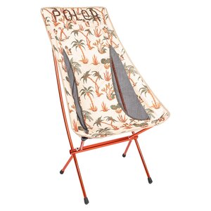 POLeR OUTDOOR STUFF■送料込■軽量 ハイバック 折り畳みチェア 椅子■サンド■アウトドア ソロキャンプ チャムス コールマン DIY 車中泊