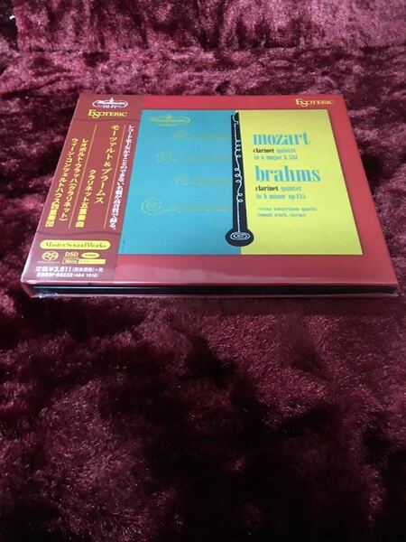 ☆ESOTERIC SACD 正規品 ESSW-90232 MOZART/BRAHMS Clarinet quintet Wlach ウラッハ エソテリック