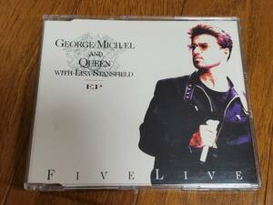 (CD одиночный ) George Michael And Queen* George * Michael & Queen / Five Live EP Англия запись 