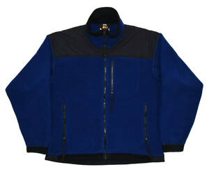 USA製 1990s REI Fleece jacket XS Navy×Black オールドアールイーアイ フリースジャケット 切り替え アウトドア