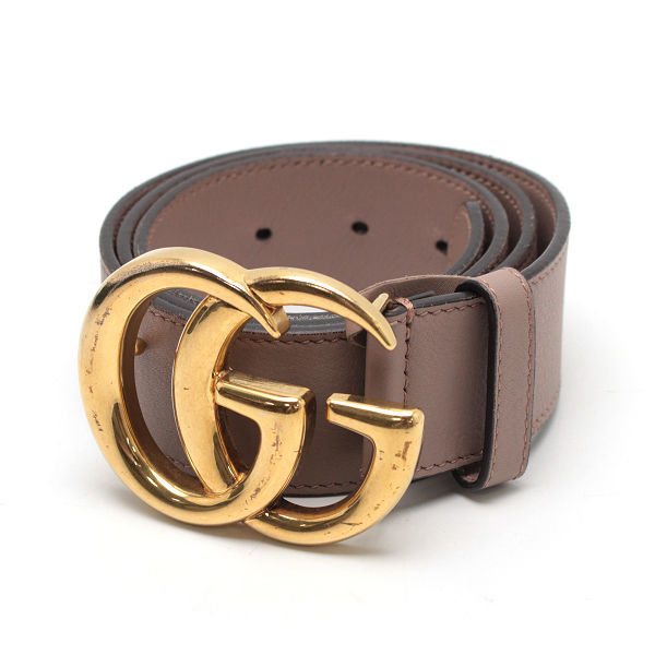 ヤフオク! -【GUCCI】 ダブルGバックル レザーベルト(ファッション)の