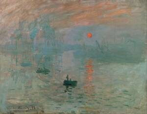 Art hand Auction New Monet Impression, Sunrise special technique high-quality print picture framed photocatalyst processing Special price 1980 yen (shipping included) Buy it now, artwork, painting, others