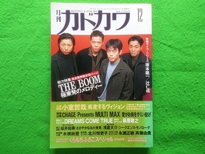 月刊カドカワ　1994年12月号■THE BOOM　小室哲哉 坂本龍一 辻仁成 ドリカム 槇原敬之