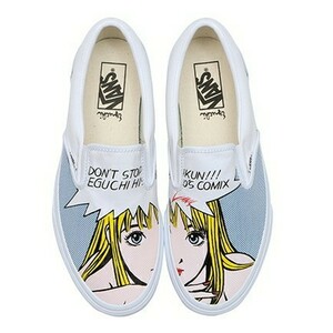 【新品未使用】江口寿史×vans ストップひばりくん スニーカー スリッポン