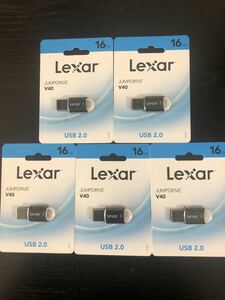 Lexar USBフラッシュドライブ 16GB フラッシュメモリ 5個セット