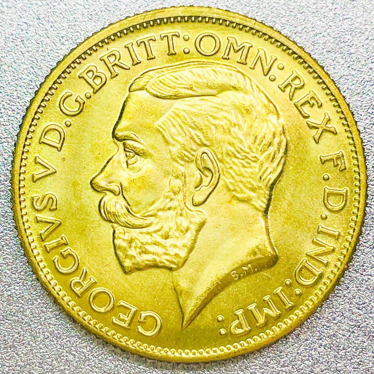 イギリス ソブリン金貨 ジョージ5世 1913年 コイン 貨幣 - www.architectes-aup.com