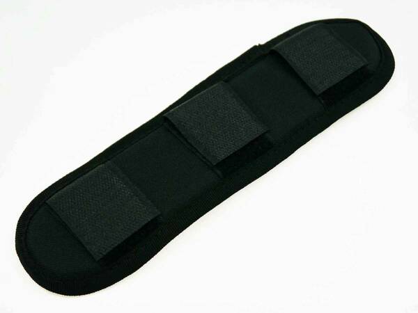 ショルダーパッド　食い込み軽減　ショルダーバッグ　EDC　ビジネス・旅行　便利グッズ　実用幅3.5cm　カラー：ブラック　未使用新品