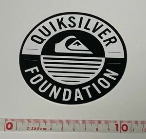 QUIKSILVER FOUNDATION ステッカー　レア　クイックシルバー　サーフィン　新品未使用