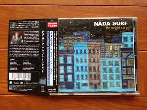 国内盤CD ナダ サーフ NADA SURF The weight is a gift パワー ポップ power pop emo weezer ash cars ギター asian kung fu generation