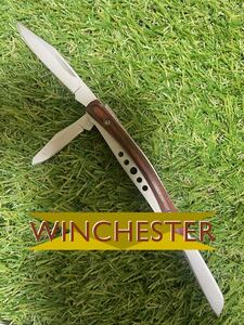Winchester #023 Folding Knife ウッドハンドル　3枚刃 フォールディングナイフ