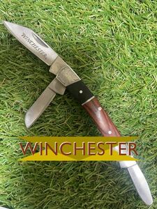 Winchester #024 Folding Knife ウッドハンドル　3枚刃　ウィンチェスター　フォールディングナイフ