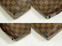 本物 ルイヴィトン LOUIS VUITTON LV オラフ PM ヴィンテージ ダミエ エベヌ ショルダーバッグ ポシェット ブラウン M41442_画像7