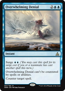 圧倒的な否定/Overwhelming Denial [OGW] ゲートウォッチの誓い MTG 英語 061 Y1