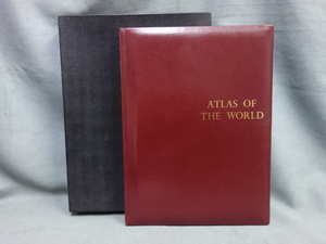 Atlas of the World world map 1993 year version international geography association hard cover secondhand goods (K)