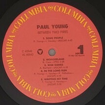 良盤屋 P-2716◆LP◆US 輸入盤 Pop Rock　 　ポール・ヤング　　Paul Young／ Between Two Fires 1986　　まとめて送料480_画像8