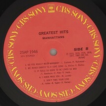 良盤屋 P-2782◆LP◆Rhythm & Blues, Soul　　Manhattans = マンハッタンズ 　　Greatest Hits ／マンハッタンズ・ベスト　1980　送料480_画像10