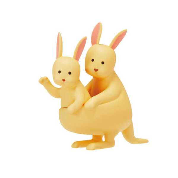 送料無料☆匿名配送☆6割増どうぶつ カンガルー フィギュア ガチャガチャ かわいい