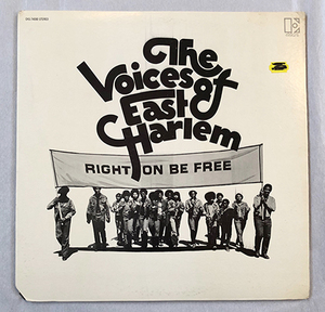 ■1970年 オリジナル US盤 The Voice of East Harlem / RIGHT ON BE FREE EKS-74080 Elektra Records