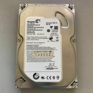 HDD 500GB 異常 seagate ST3500418AS e29