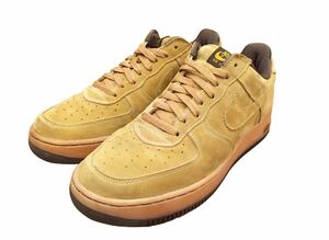 美品 01年 NIKE AIR FORCE LOW ウィート 限定 イエロー ヌバック ナイキ エアフォース1 ウォータープルーフ