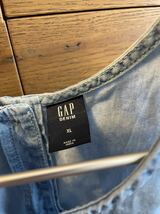 美品 GAP キッズ デニムグラデーションワンピース ノースリーブ 150 XL 12歳 デニムワンピース ワンピース ギャップ_画像5