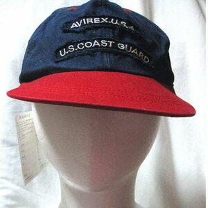 90's アビレックス オールドキャップ COAST GUARD CAP デニム デッドストック ・送料込