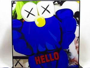 [ new goods No 354] pop art panel Kaws KAWS HELLO