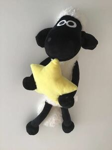 Shaun the Sheep(ひつじのショーン)ショーン クラシック/スター 35cm/NICI(ニキ)タグ付き /ぬいぐるみ