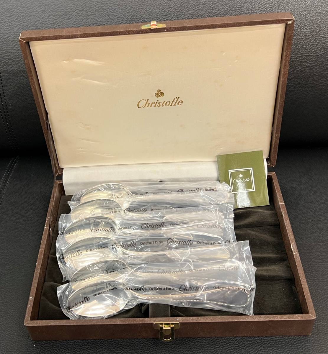 グレイ系超安い 【未使用保管品】Christofle クリストフル カトラリー 【人気商品】 箱有り 【新品未使用】Christofle 食器
