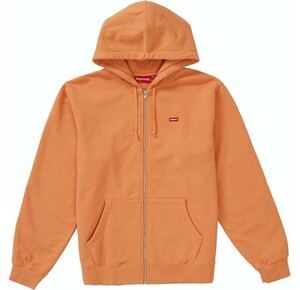 新品 19SS Supreme Small Box Zip Up Sweatshirt S Pale Orange シュプリーム スモール ボックス パーカー フーディー オレンジ