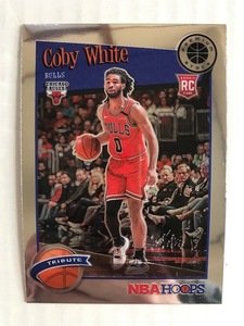 COBY WHITE　19-20 Panini Hoops Premium Stock #295　ルーキーカード