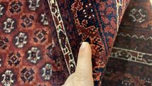 ギョルが沢山！ベルベットの様な光沢！見事なアフガニスタンの絨毯ホジャロシュナイ６㎡是非手に入れてください！トルコから発送送料込み_画像9