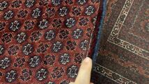 ギョルが沢山！ベルベットの様な光沢！見事なアフガニスタンの絨毯ホジャロシュナイ６㎡是非手に入れてください！トルコから発送送料込み_画像8