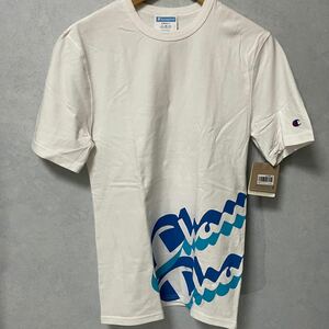 【新品】チャンピオン　champion ロゴtシャツ 総柄　ヘリテージ　プルオーバー 総柄　アウトレット　ペアルック