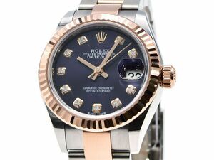 [3-year warranty] Rolex Ladies Datejust 28 279171G Random number K18PG Aubergeine dial Automatic watch Used Free shipping, Datejust, for women, Body