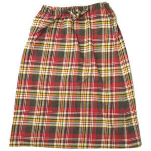 South2 West8 サウスツーウェストエイト S2W8 19AW String Skirt - Cotton Twill / Plaid ストリングスカート FK843 2 レッド mc67997