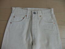 MADE IN USA Levi's 501　W27 L34 BEIGE ベージュ 100%cotton リーバイス501_画像2