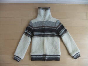 MADE IN ICELAND 100% ARCTICS SHEEP WOOL JACKET OPTI застежка-молния лёд Land производства жакет 