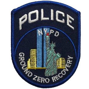 NYPD ニューヨーク市警 グラウンドゼロ リカバリー ワッペン