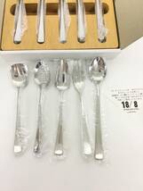 ★【売り切り！】FRUIT SET　18‐8 Stainless Steel カラトリー　ナイフ　スプーン　フォーク　27本セット　未使用品_画像5