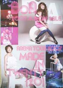 BoA　「BoA ARENA TOUR 2007“MADE IN TWENTY(20)&#34; 」　ポスター