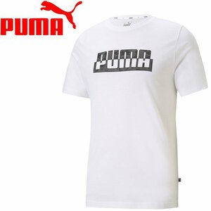 【新品タグ付き】PUMA プーマ★カモグラフィック 半袖Ｔシャツ★589777★2,750円の品【Lサイズ】白