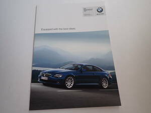 ★【BMW 6シリーズ　クーペ/カブリオレ】アクセサリーカタログ/2009年6月/価格掲載/送料198円