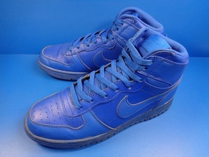 10869■美品 16年製 NIKE BIG HIGH ナイキ ビッグ ハイ 青 26 cm 336608-440 ダンク ターミネーター 好きに