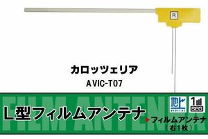 地デジ カロッツェリア carrozzeria 用 フィルムアンテナ AVIC-T07 対応 ワンセグ フルセグ 高感度 受信 高感度 受信